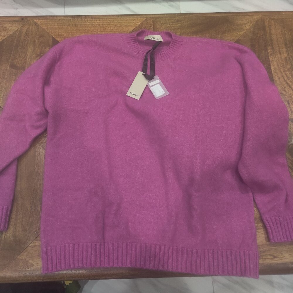 LANEUS Jumper IT54 US18 UK22 4XL Cashmere & Silk Blend new $785.00